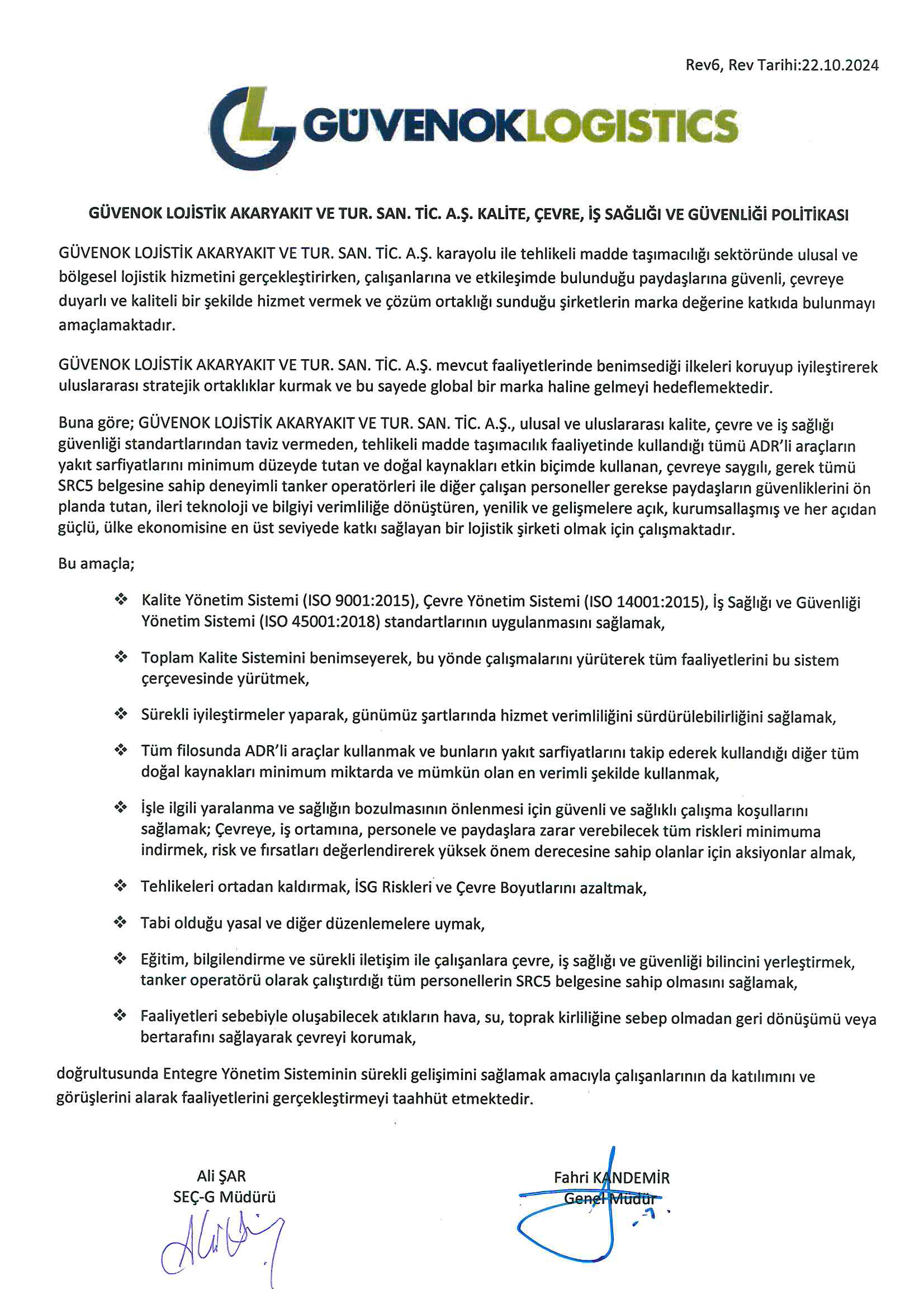 Güvenok Lojistik